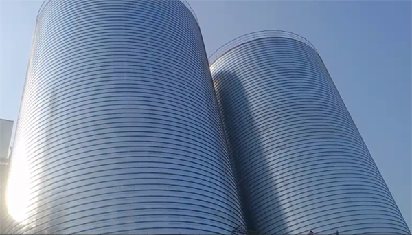 吴起2座混凝土高架卷板仓